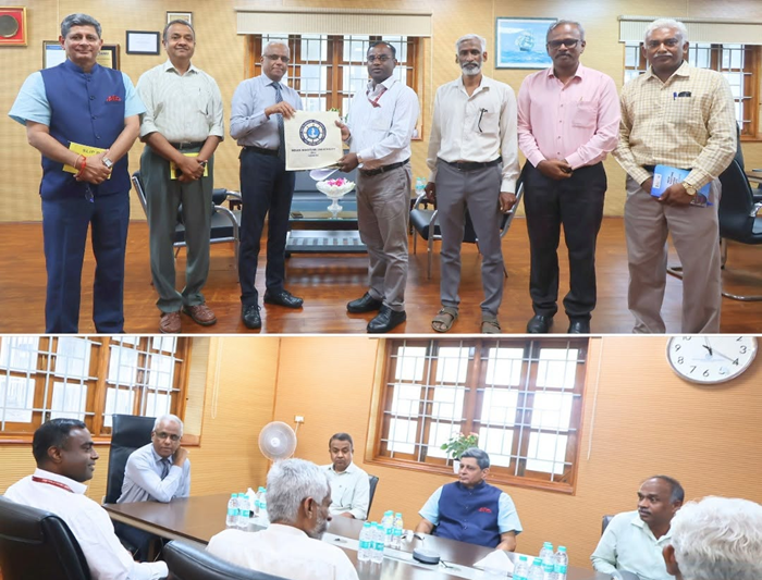 IMU welcomes Secretary to Puducherry Lieutenant Governor